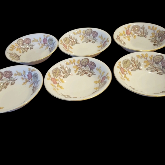 Wedgwood Litchfield Set Of 6 Soup Or Cereal bowls All Excellent - Picture 3 of 6